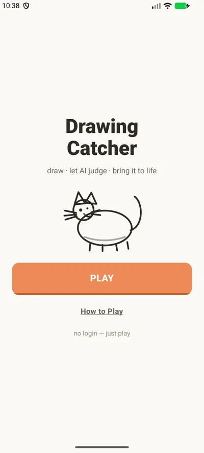 Drawing Catcher 홈 화면