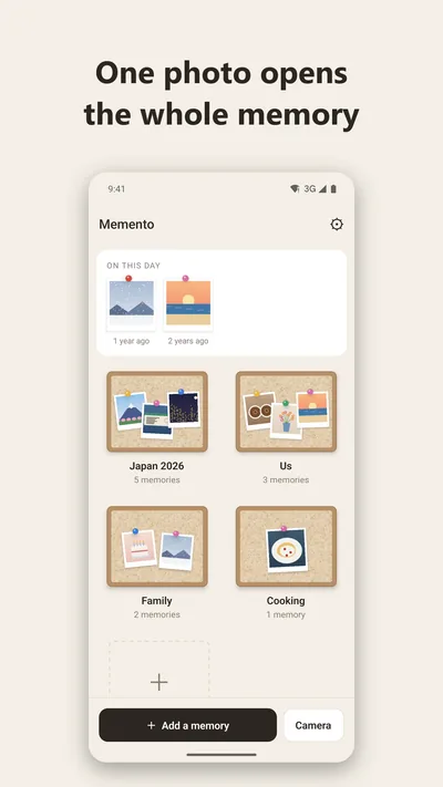 Memento memory boards